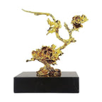 Χρυσό Διακοσμητικό με Μαρμάρινη Βάση - Gold Sculpture Decor OEM
