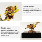 Χρυσό Διακοσμητικό με Μαρμάρινη Βάση - Gold Sculpture Decor OEM