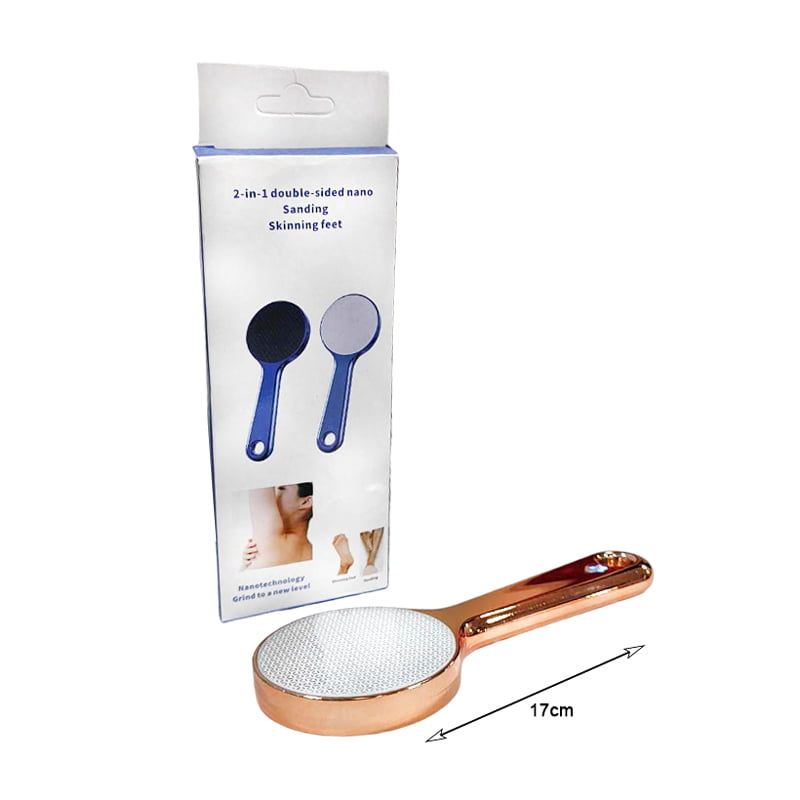 2σε1 Συσκευή Αποτρίχωσης & Ράσπα - 2in1 Double sided nano sanding skinning feet OEM