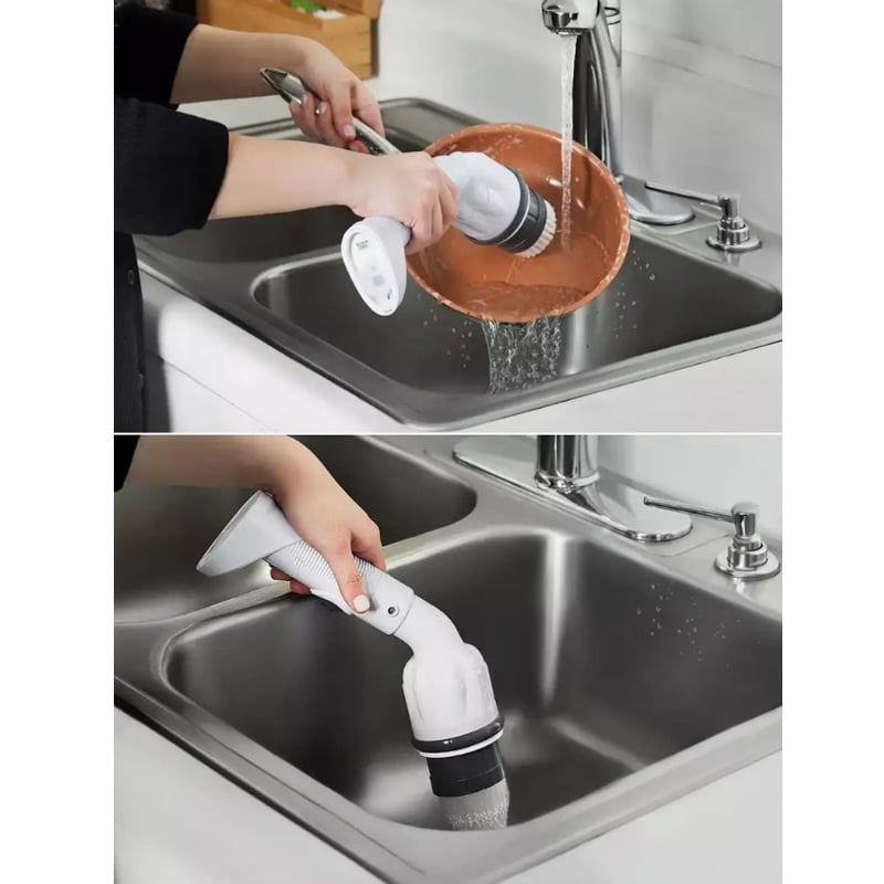 Clorox Επαναφορτιζόμενη Βούρτσα Καθαρισμού με 2 Κεφαλές - Scrubtastic Max Handheld Power Scrubber Clorox