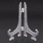 Διάφανη Πλαστική Βάση Κορνίζας 18x15cm 2τμχ - Clear Plastic Frame Stand 2pcs OEM
