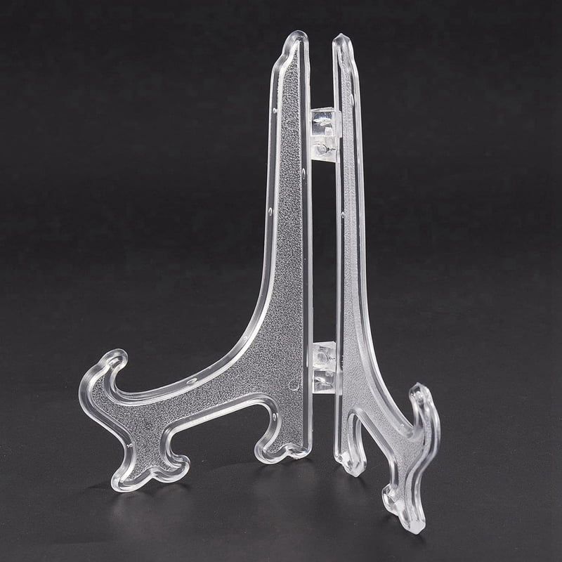 Διάφανη Πλαστική Βάση Κορνίζας 20x22cm - Clear Plastic Frame Stand OEM