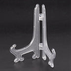 Διάφανη Πλαστική Βάση Κορνίζας 13x10cm 2τμχ - Clear Plastic Frame Stand 2pcs OEM