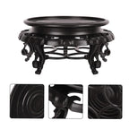 Βάση Γλάστρας Καφέ 19cm - Pot Base Vase Stand - Ανθρακί - Γκρι - Καφέ - Μπλε - Μωβ - Πράσινο - Ροζ OEM