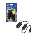 Rchang Μετασχηματιστής/Αντάπτορας Απο USB Σε Υποδοχή Με Φις Αναπτήρα 12-24V W14258 - De Luxe Fused Cigarette Lighter Plug OEM