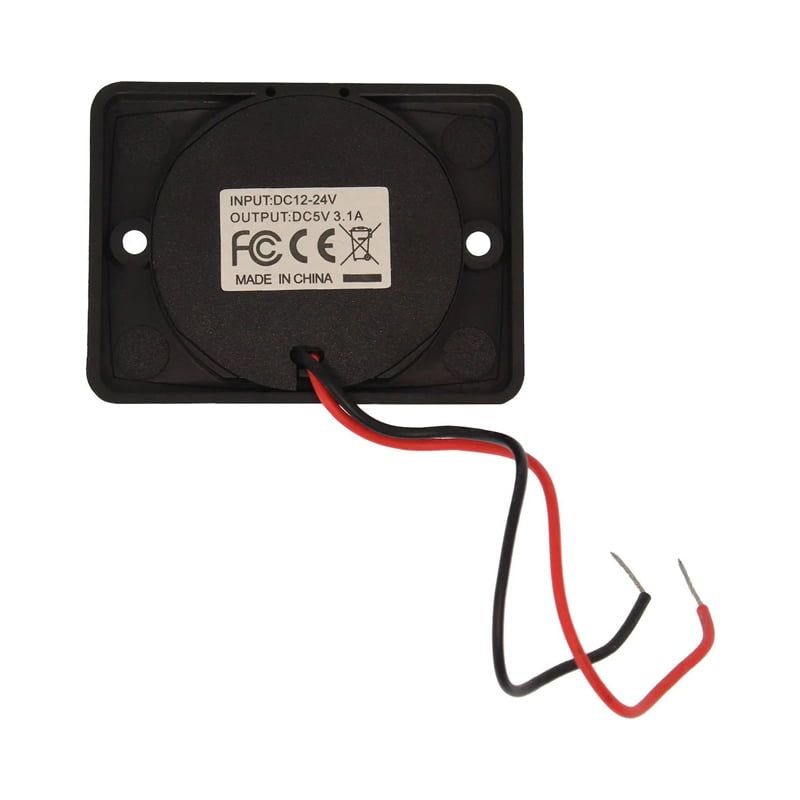 Rchang Φορτιστής Αυτοκινήτου με 2 θύρες USΒ 12/24V 3.1A W05237 - Cargador USB Dual OEM