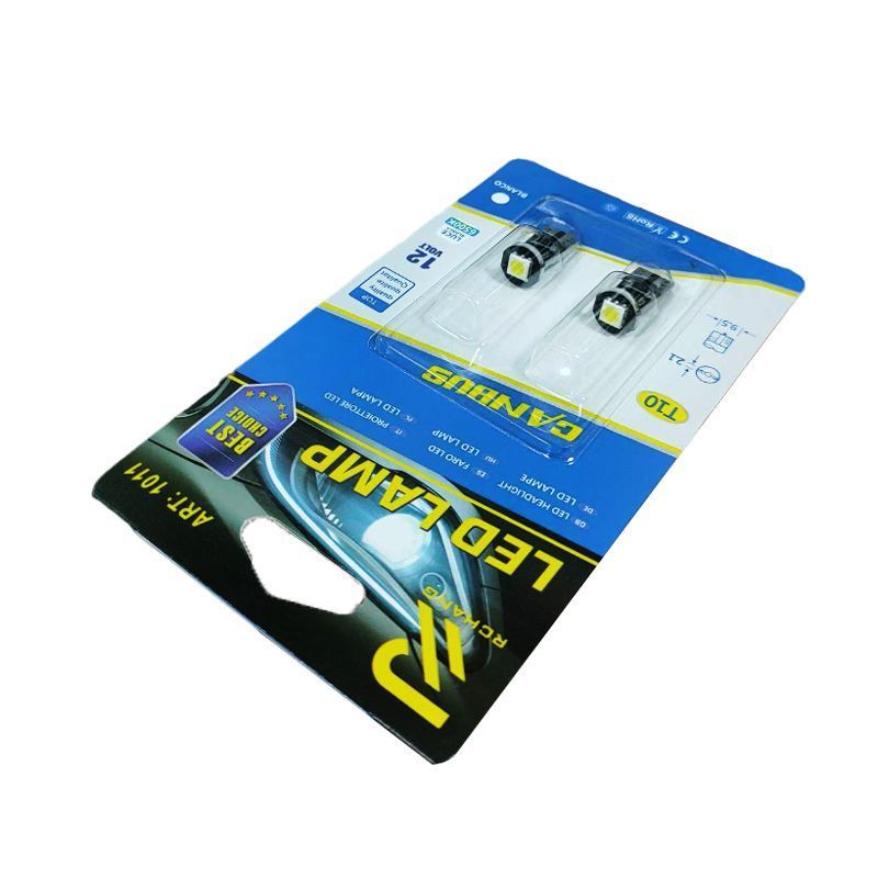 Rchang Λάμπα αυτοκινήτου 12V T10 6500K ART:1011 - Auto Car LED Lamp RCHANG
