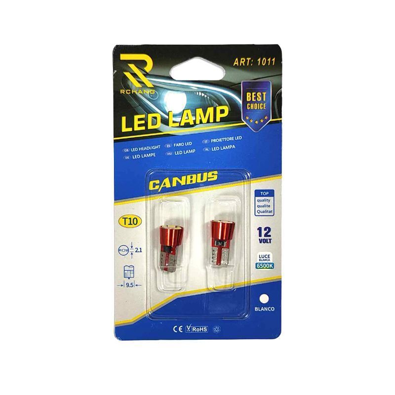 Rchang Λάμπα αυτοκινήτου 12V T10 6500K ART:1011 - Auto Car LED Lamp OEM