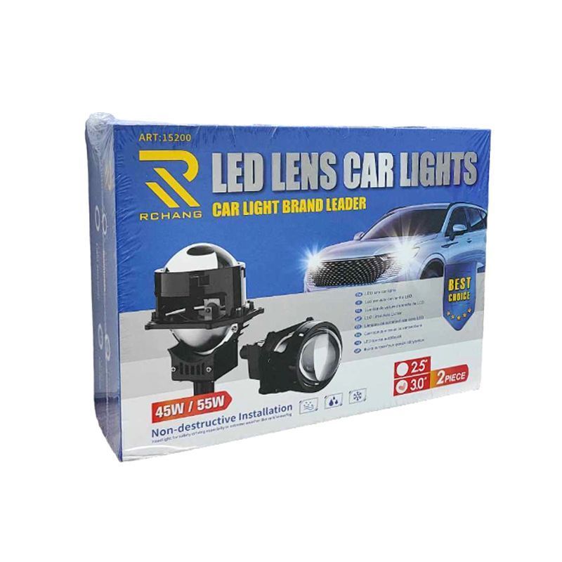 Rchang Προβολείς Αυτοκινήτου 3.0" 6500Κ 45W/55W ART:15200 2τμχ - LED Lens Car Lights 2pcs RCHANG