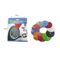 Rchang Αυτοκόλλητη ταινία ζάντας τροχών W17324 - Automotive Wheel Hub Decoration Strip - Κίτρινο RCHANG