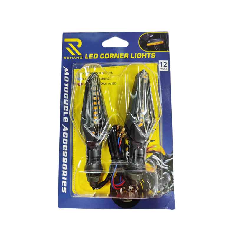 Rchang Φλας Μηχανής Πορτοκαλί σετ 2τμχ - Motorcycle Led Corner Lights RCHANG