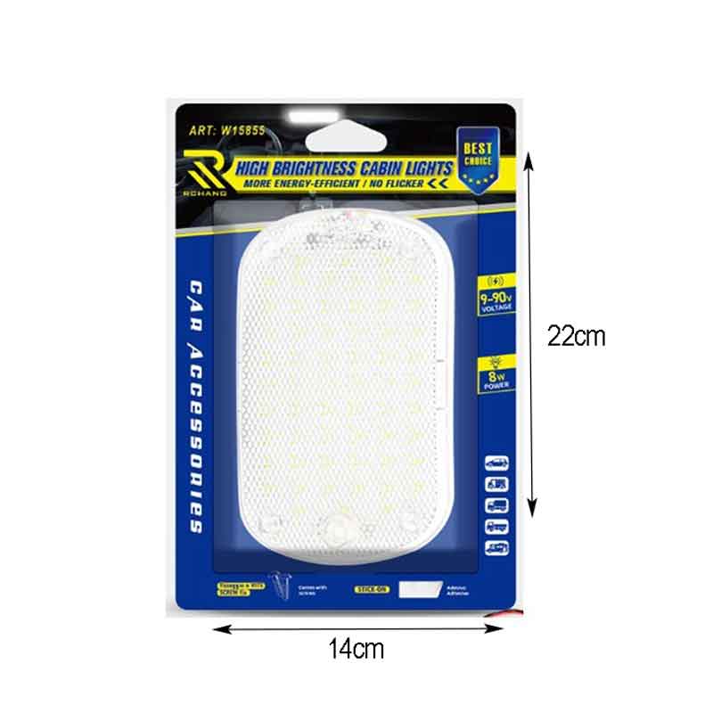 Rchang Εσωτερικό φως καμπίνας αυτοκινήτου 60smd 8w w15855 - High Brightness Cabin Lights RCHANG