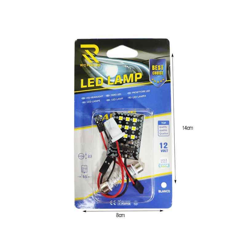 Rchang LED λάμπα αυτοκινήτου 12V 6500K 9SMD-3030 4W Λευκό Φως ART:1004 - Led Lamp RCHANG