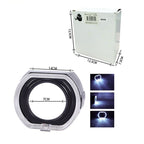 Καπάκι Για Προτζέκτορα 3" Για BMW Με Led Angel Eyes - Circle Single - Ice Blue OEM