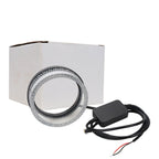 LED φωτιζόμενη στεφάνη αυτοκινήτου Angel Eyes 3" με εναλλαγή χρωμάτων– LED Car angel eyes - Άσπρο - Κίτρινο - Κόκκινο - Μπλε OEM