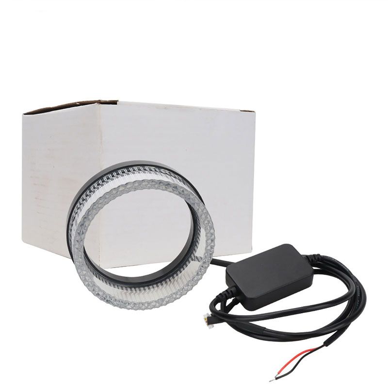 LED φωτιζόμενη στεφάνη αυτοκινήτου Angel Eyes 3" με εναλλαγή χρωμάτων– LED Car angel eyes - Άσπρο - Κίτρινο - Κόκκινο - Μπλε OEM