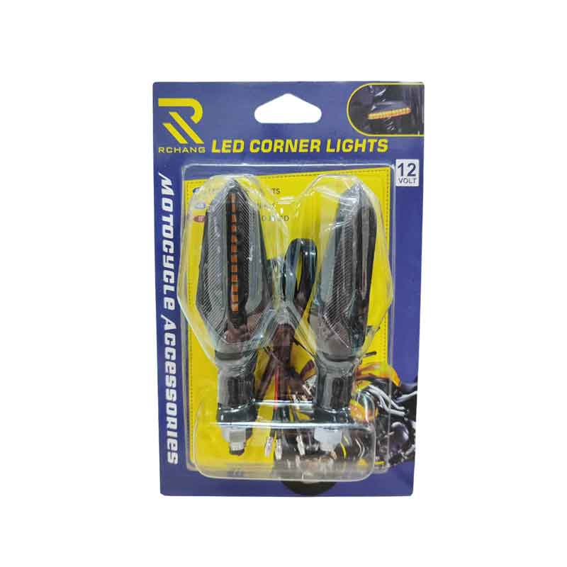 Rchang Φλας Μηχανής Πορτοκαλί σετ 2τμχ - Motorcycle Led Corner Lights Rchang