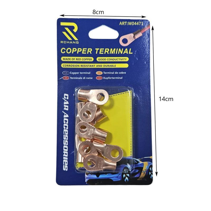 Rchang Ακροδέκτες Οπής Χάλκινο 10τμχ 40A W04471 - Copper terminal 10pcs RCHANG