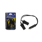 Rchang Αντάπτορας Αναπτήρα Αυτοκινήτου 41.4cm 12/24V με 2 Παροχές W14257- Fuded Cigarette Lighter Plug RCHANG