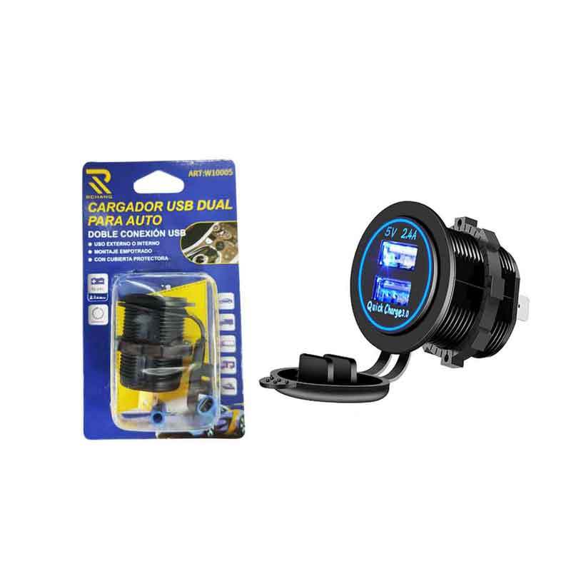 Rchang Διπλή υποδοχή USB για το Αυτοκίνητο W10005 - Cargador USB Dual RCHANG