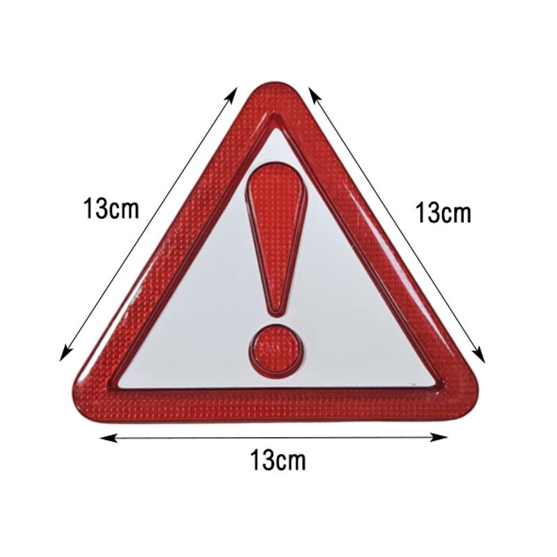 Προειδοποιητικό Αυτοκόλλητο Τρίγωνο 13x13cm - Warning Triangle Sticker OEM