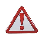 Προειδοποιητικό Αυτοκόλλητο Τρίγωνο 13x13cm - Warning Triangle Sticker OEM