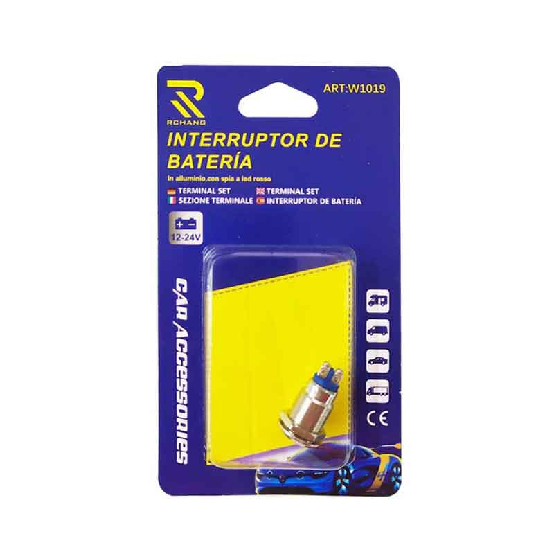 Rchang Διακόπτης Μπαταρίας Αλουμινίου με LED 12V/24V W1019 – Car Battery Switch RCHANG