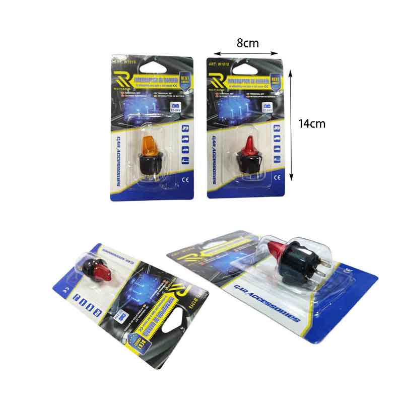 Διακόπτης LED 12V για Αυτοκίνητο – Καθολικής Χρήσης με Φωτισμό - Switch for Car 12V LED OEM