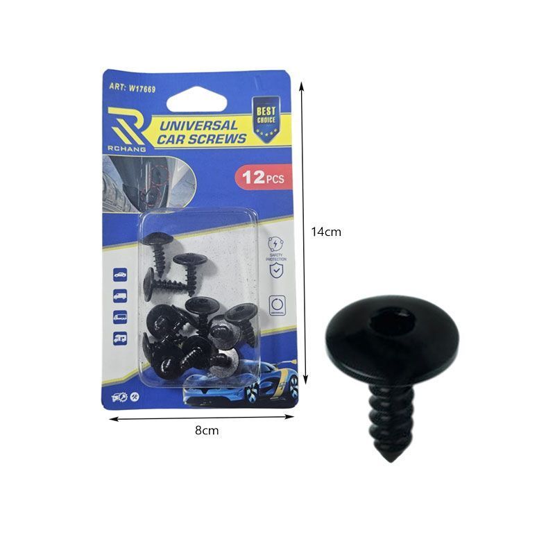 Rchang Βίδες Αυτοκινήτου Universal W17669 – Σετ 12 Τεμαχίων - Car Screws RCHANG