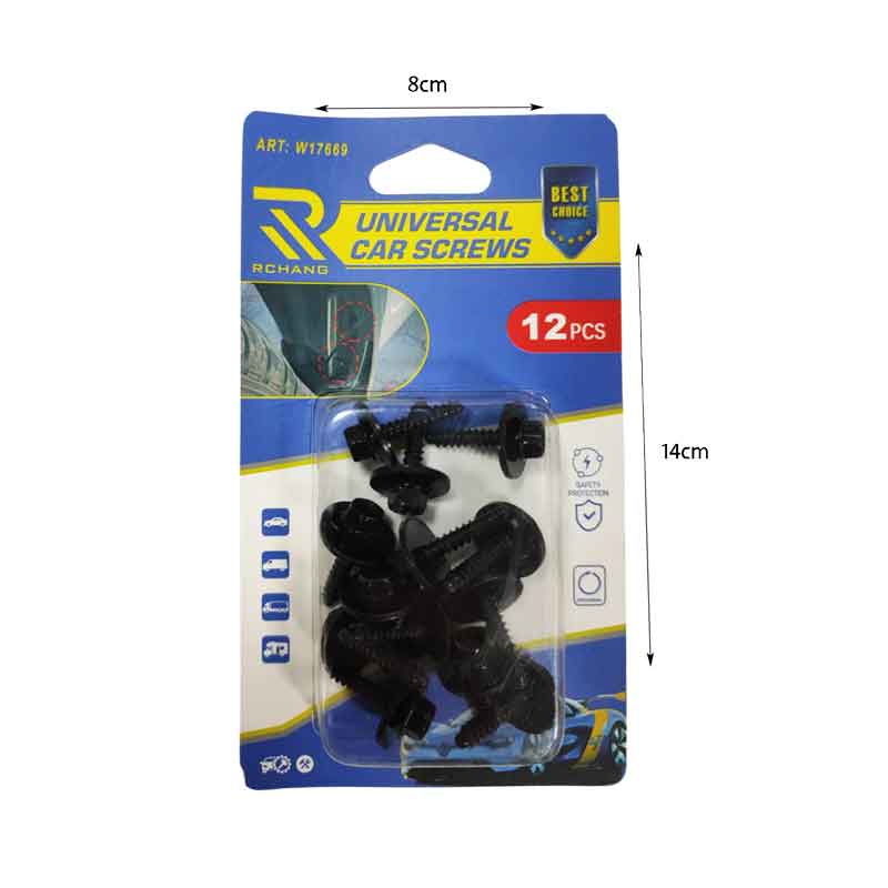 Rchang Βίδες Εξάγωνες Με Ροδέλες W17669 – Σετ 12 Τεμαχίων 7524 - Car Screws RCHANG