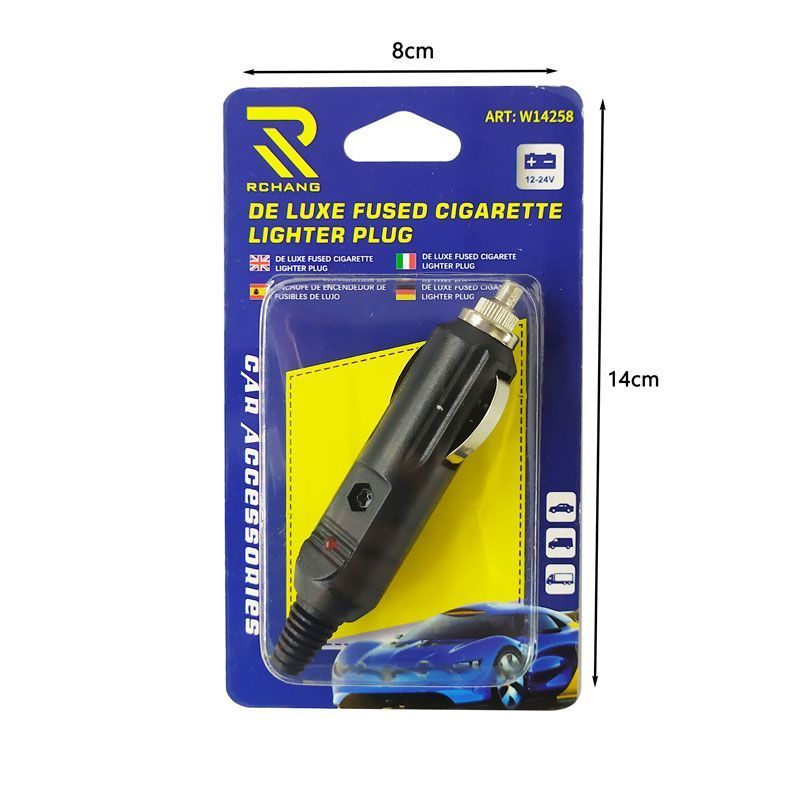 Βύσμα Αναπτήρα Αυτοκινήτου με Ασφάλεια 12–24V - Cigarette Lighter Plug OEM