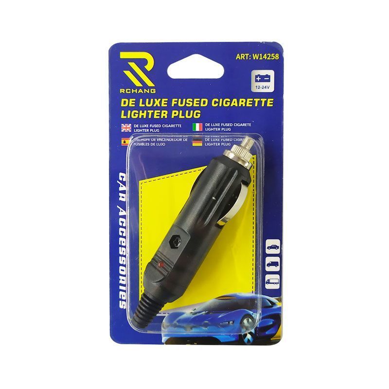 Βύσμα Αναπτήρα Αυτοκινήτου με Ασφάλεια 12–24V - Cigarette Lighter Plug OEM