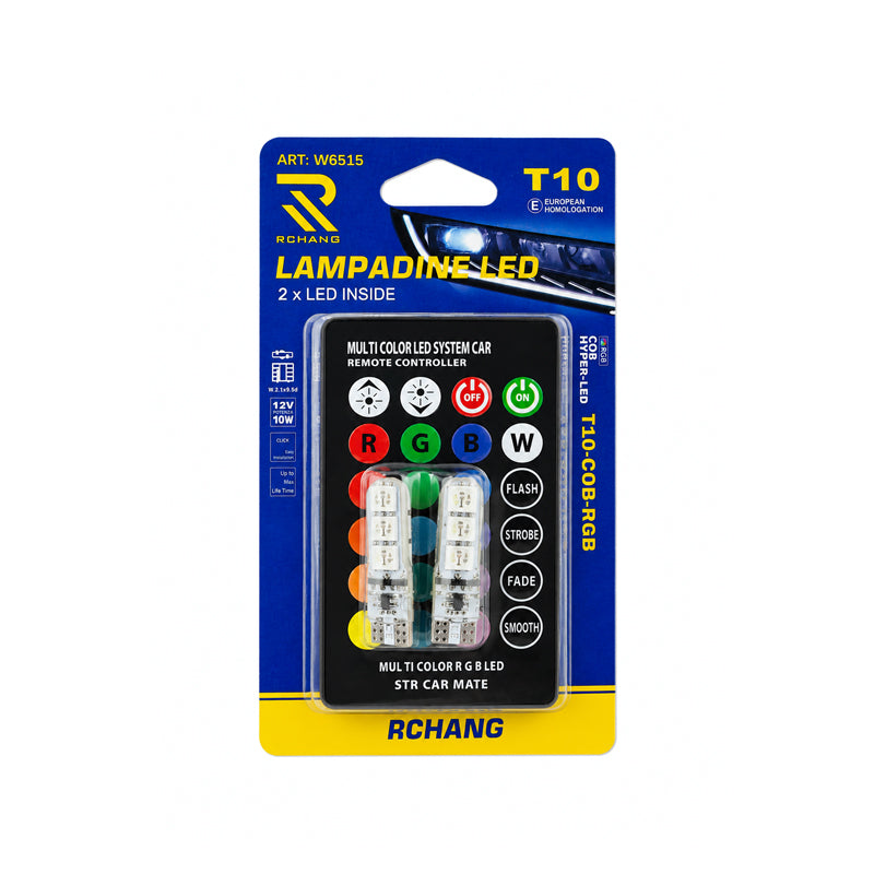 Rchang Λάμπες Αυτοκινήτου T10 LED 12V 10W W6515 - Auto Car LED Lamp OEM