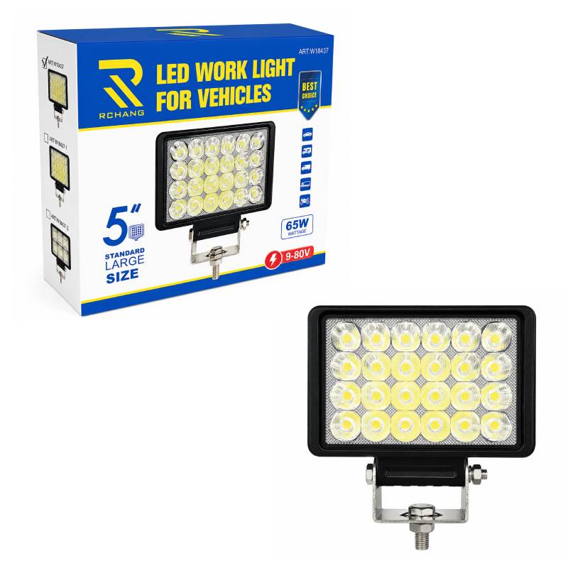 Rchang Προβολέας Εργασίας LED 5" 65W 9-80V για Οχήματα W18437 - LED Work Light OEM