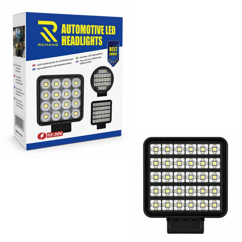 Rchang Τετράγωνος Προβολέας Εργασίας LED 48W 12-30V W16729-0 - LED Work Light OEM