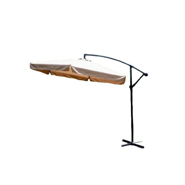 Ομπρέλα κήπου 3m- Garden umbrella - Μπεζ - Μπορντό OEM