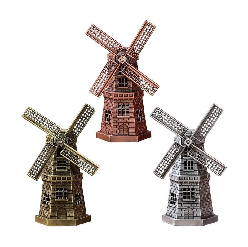 Διακοσμητικό Ανεμόμυλος - Holland Windmill Decor - Μπρονζέ OEM