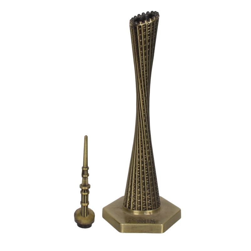 Διακοσμητικό Πύργος Canton - Canton Tower Decor - Ασημί - Μπρονζέ - Χρυσό OEM