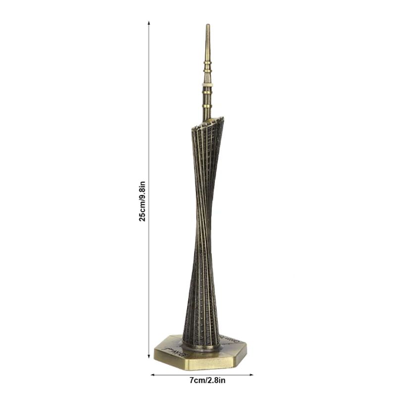 Διακοσμητικό Πύργος Canton - Canton Tower Decor - Ασημί - Μπρονζέ - Χρυσό OEM