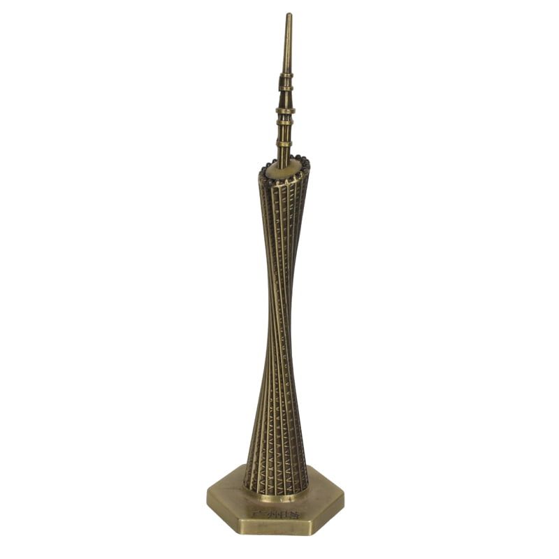 Διακοσμητικό Πύργος Canton - Canton Tower Decor - Ασημί - Μπρονζέ - Χρυσό OEM