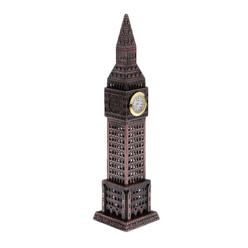 Διακοσμητικό Big Ben - Big Ben Decor - Ασημί OEM
