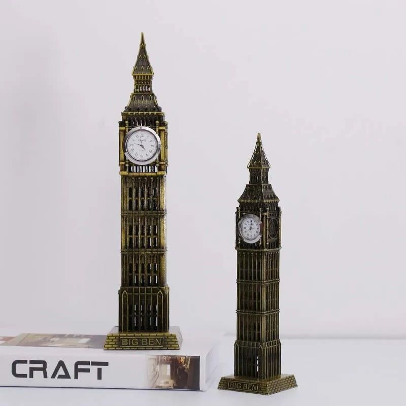 Διακοσμητικό Big Ben - Big Ben Decor - Ασημί OEM