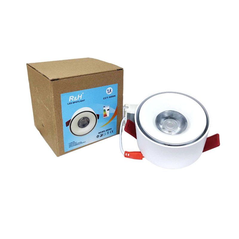 R&H LED λάμπα σποτάκι θερμός φωτισμός 12W 4000K 85-265V - LED Spot Light OEM