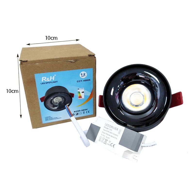 R&H LED λάμπα σποτάκι θερμός φωτισμός 12W 4000K 85-265V - LED Spot Light OEM