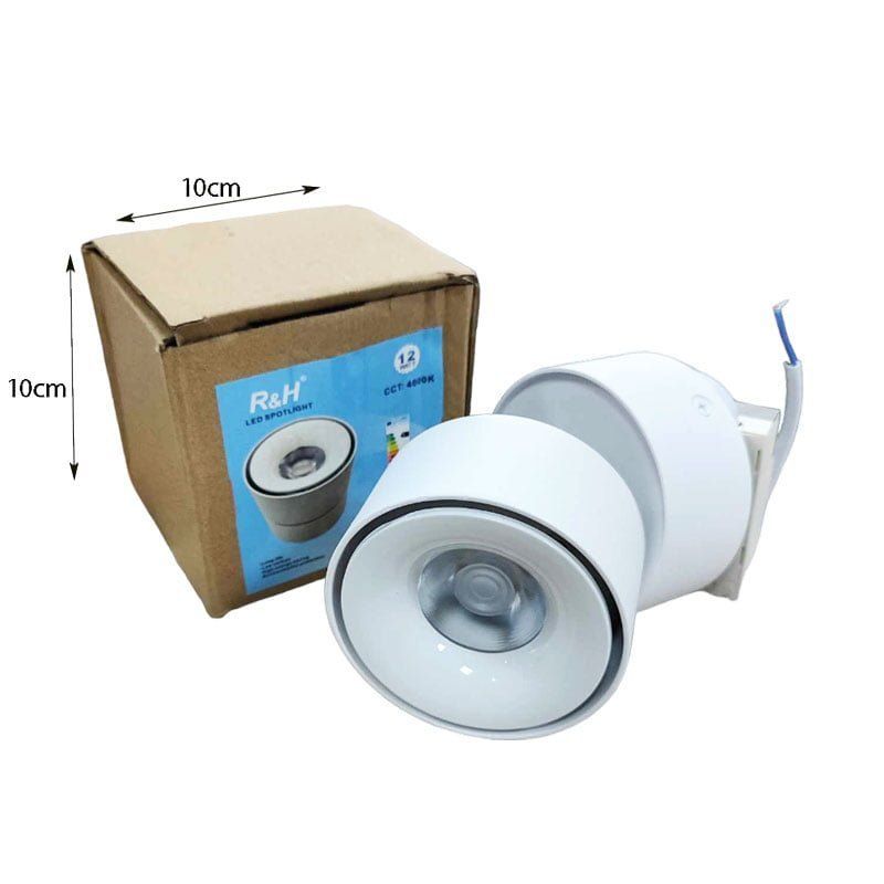 R&H LED λάμπα σποτάκι θερμός φωτισμός 12W 4000K 85-265V - LED Spot Light OEM