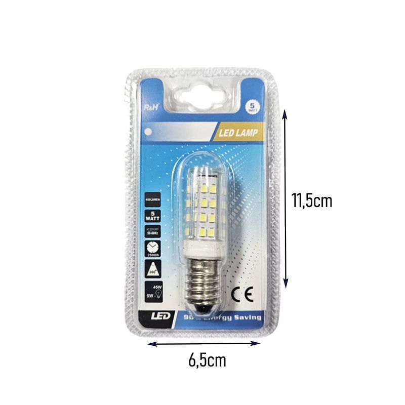R&H Λάμπα LED 5W E14 450 Lumen - LED Lamp - Γκρι - Εκρού OEM