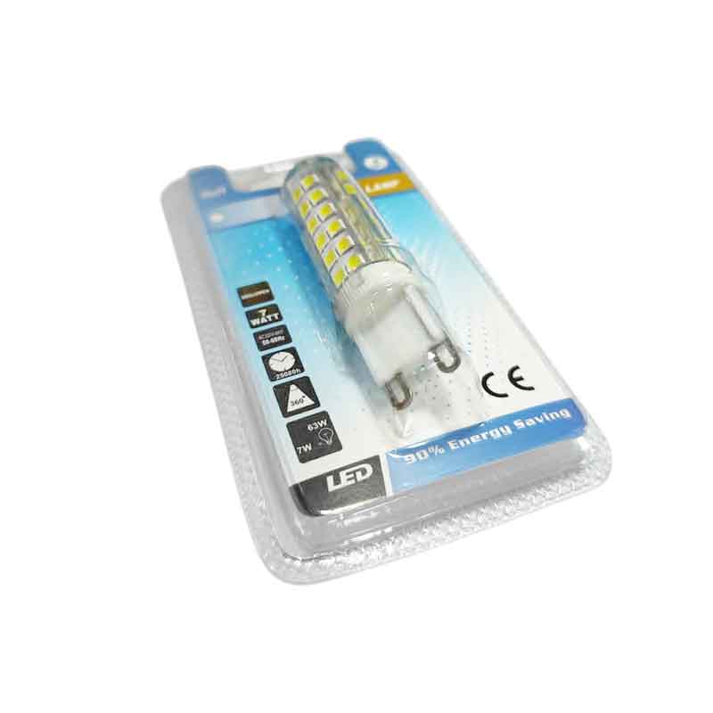 Λάμπα LED G9 7W 580lm – LED Bulb G9 - Γκρι - Εκρού OEM