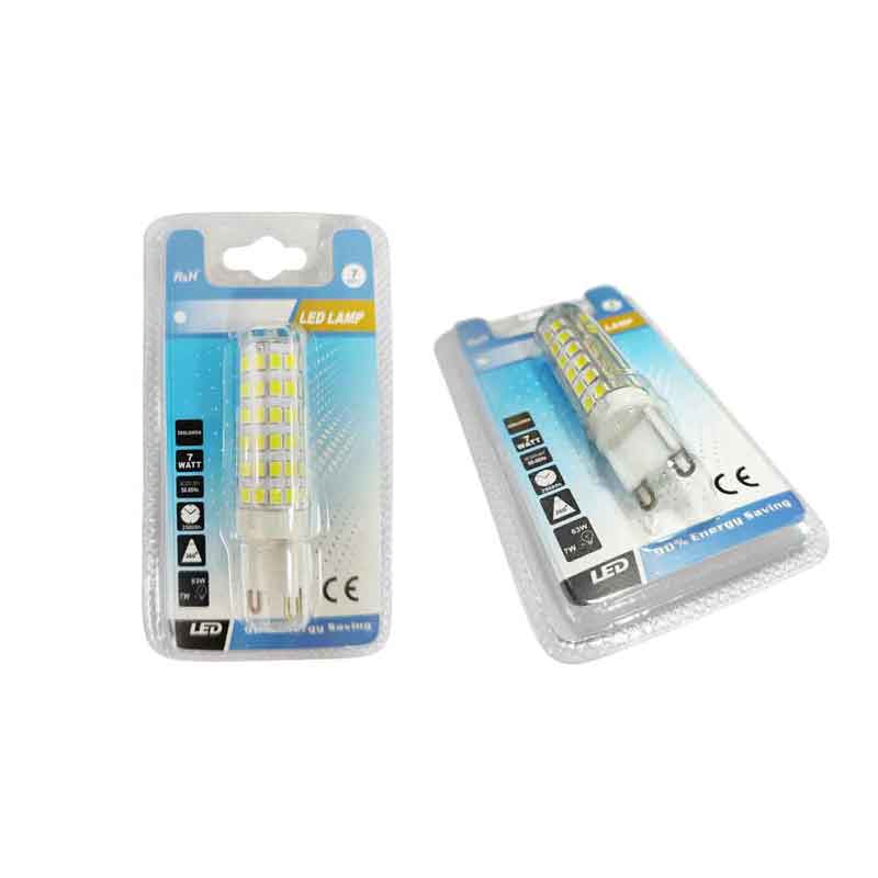 Λάμπα LED G9 7W 580lm – LED Bulb G9 - Γκρι - Εκρού OEM