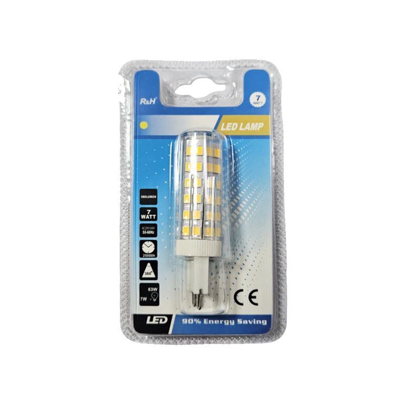 Λάμπα LED G9 7W 580Lumen – LED Bulb G9 - Γκρι - Εκρού OEM