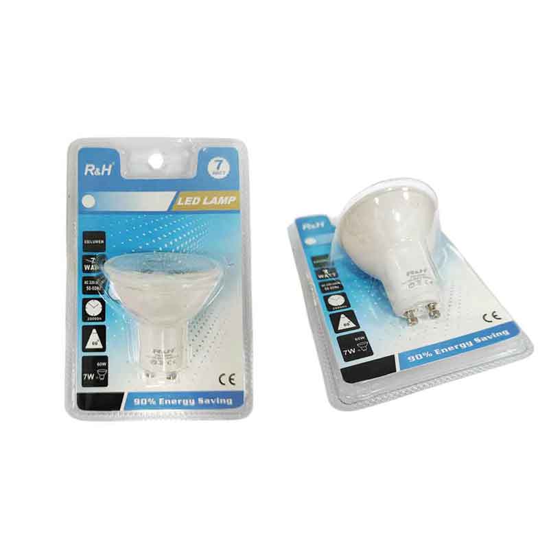 Λάμπα LED GU10 7W 6500K– LED Bulb - Γκρι - Εκρού OEM